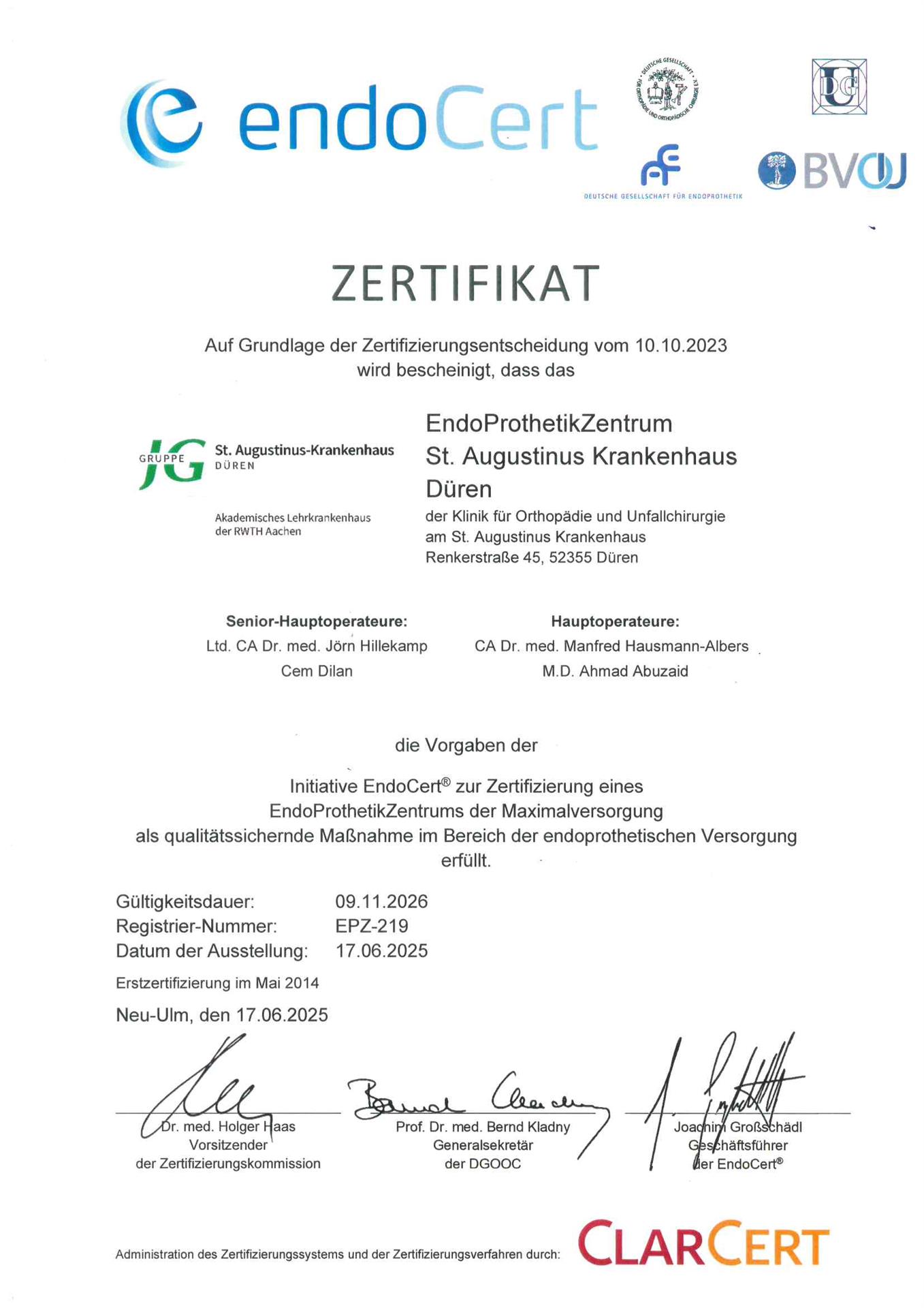 DWG Deutsche Wirbelsäulengesellschaft