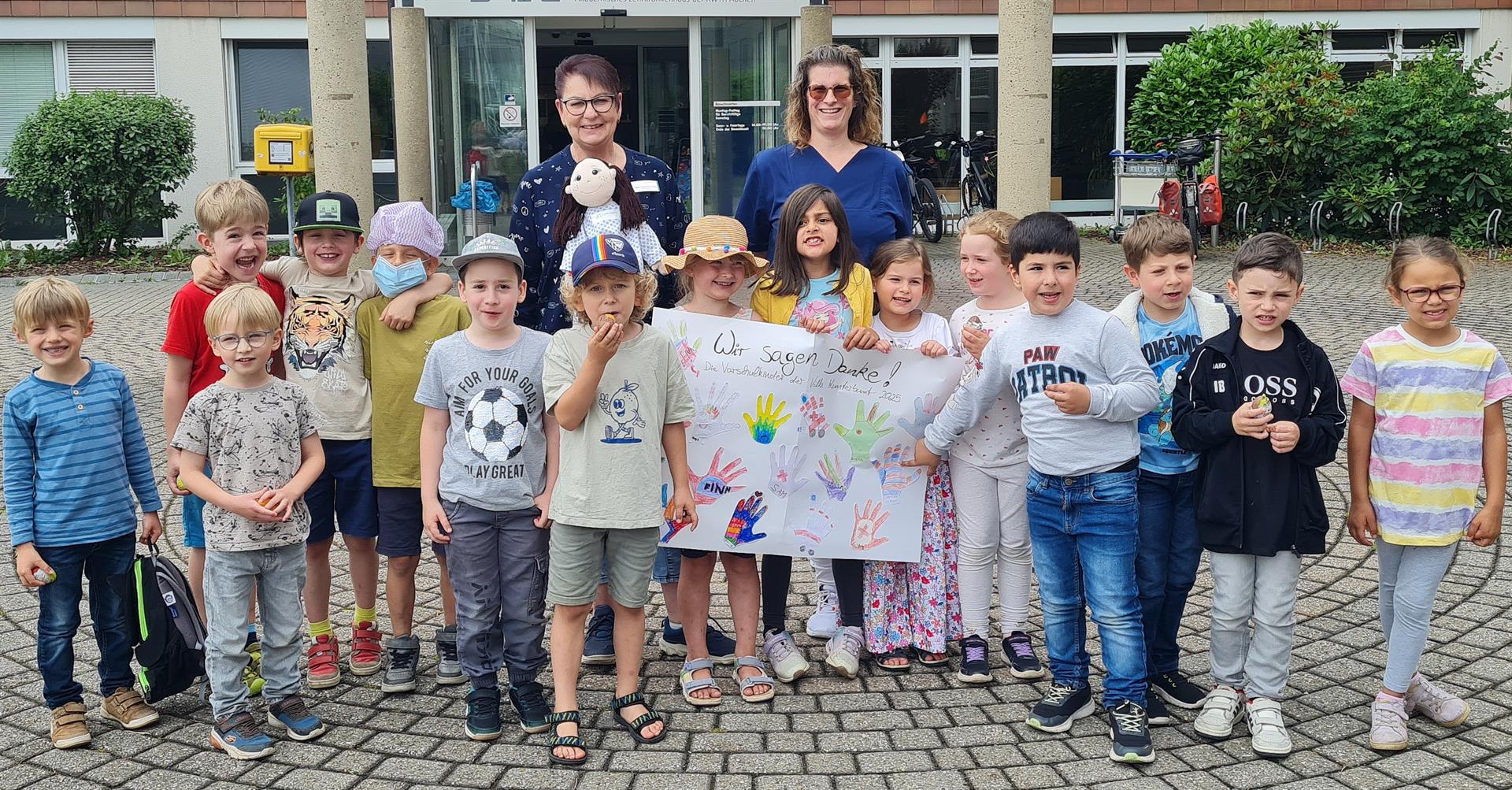 Kindergartenbesuch im Krankenhaus Düren