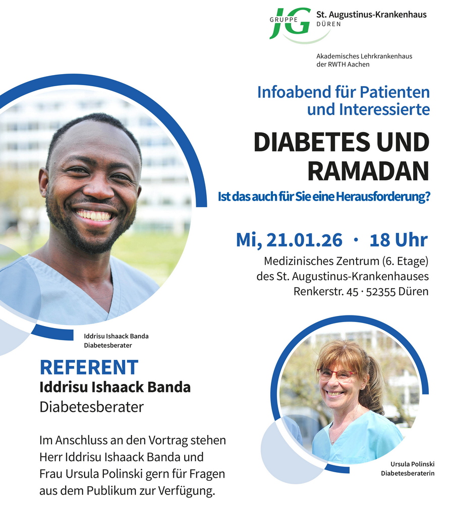 Infoabend 21.01.2026, 18 Uhr: Diabetes und Ramadan 